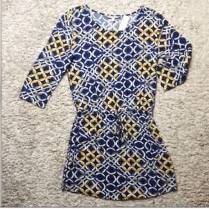 NWT banana republic blue printed dress